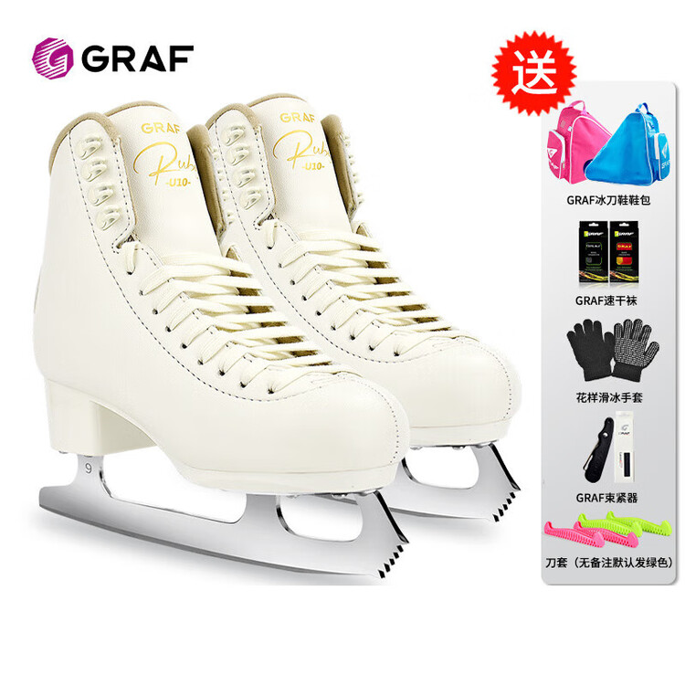 GRAF Коньки для фигурного катания GR AF U10 для детей, начинающих и взрослых, цвет Sincere White, размер 41
GRAF Коньки для фигурного катания GR AF U10 для детей, начинающих и взрослых, цвет Sincere White, размер 41
