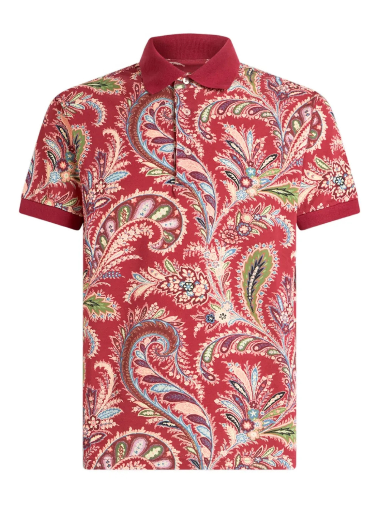 Рубашка поло с принтом пейсли ETRO, красный
Рубашка поло с принтом пейсли ETRO, красный