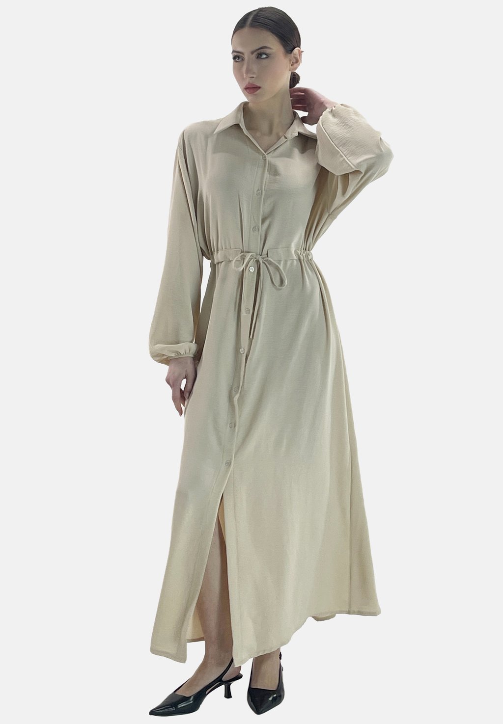 Платье макси Elara, бежевый
Платье макси Elara, бежевый