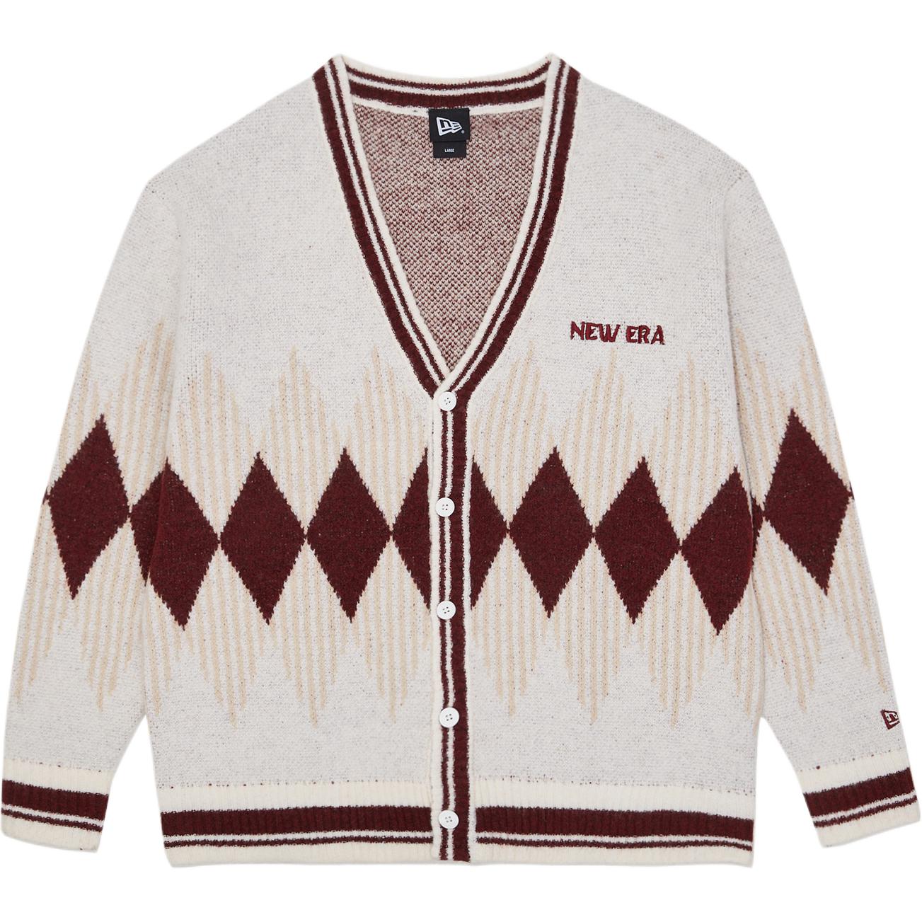 New Era Вязаный кардиган унисекс, цвет слоновая кость, V-образный вырез, средней толщины
New Era Вязаный кардиган унисекс, цвет слоновая кость, V-образный вырез, средней толщины