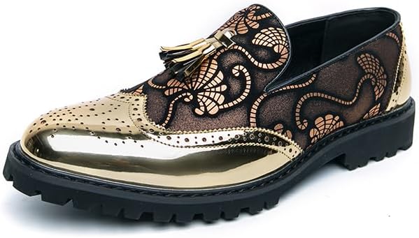 Мужские модные золотые лоферы - стильная формальная обувь, идеально подходящая для особых событий, церемоний и светских мероприятий Khwfjas
Мужские модные золотые лоферы - стильная формальная обувь, идеально подходящая для особых событий, церемоний и светских мероприятий Khwfjas