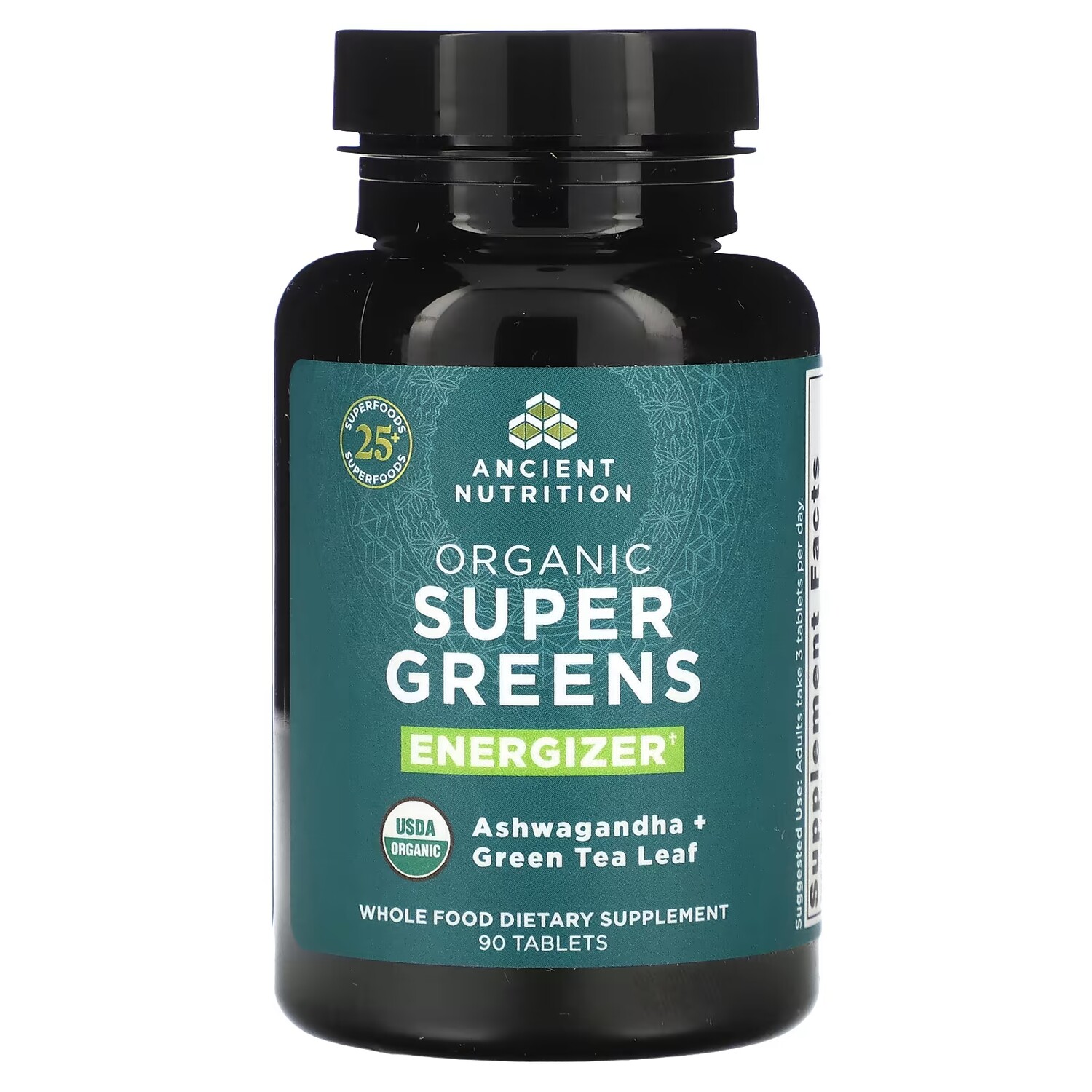 Ancient Nutrition Organic Super Greens Energizer, 90 таблеток
Ancient Nutrition Organic Super Greens Energizer, 90 таблеток