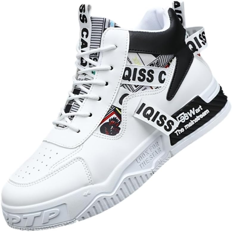 Мужские повседневные спортивные кроссовки - модный низкий верх с шнуровкой, для любого сезона и стильные для городской моды Hoalox, белый/черный
Мужские повседневные спортивные кроссовки - модный низкий верх с шнуровкой, для любого сезона и стильные для городской моды Hoalox, белый/черный