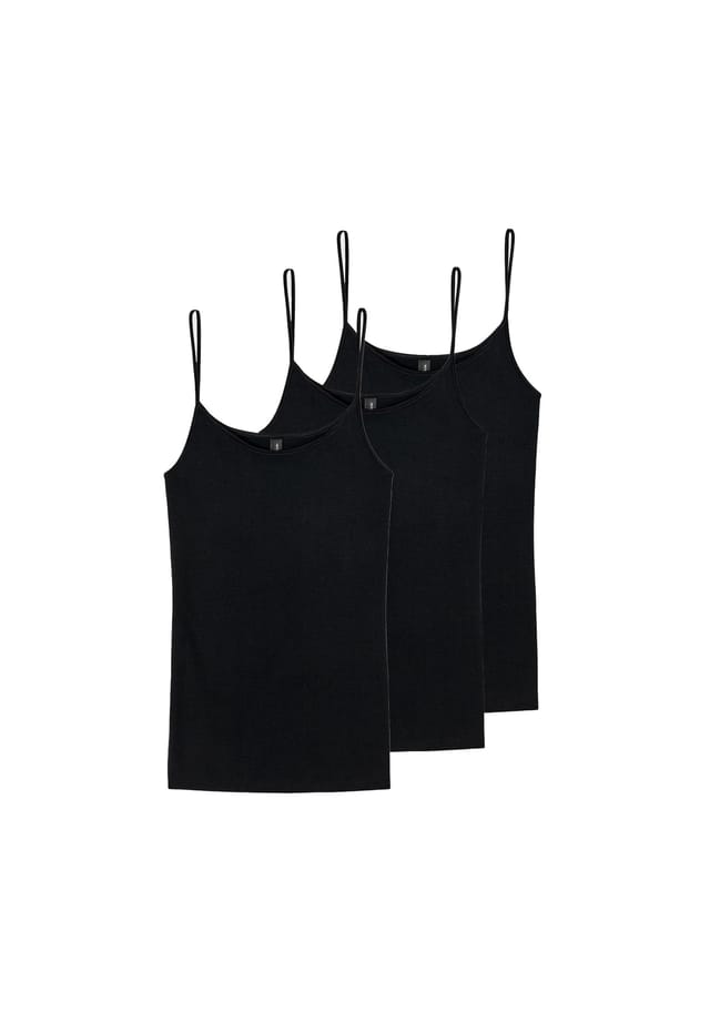 Спагетти топ 3-упаковка люкс Schiesser, черный
Спагетти топ 3-упаковка люкс Schiesser, черный