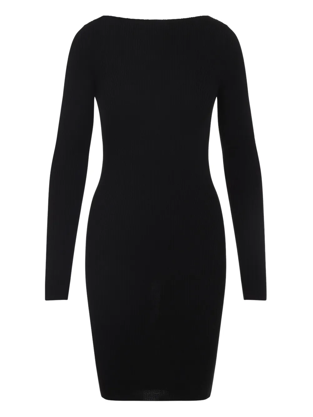 Платье в рубчик с длинными рукавами Rick Owens, черный
Платье в рубчик с длинными рукавами Rick Owens, черный