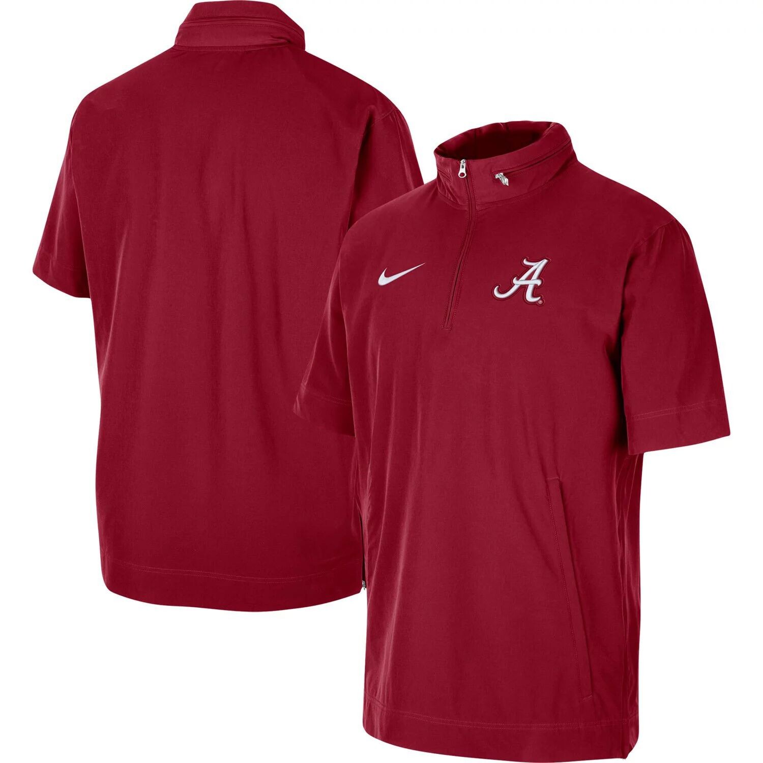 Мужская куртка Crimson Alabama Crimson Tide Coaches с молнией до половины и короткими рукавами Nike
Мужская куртка Crimson Alabama Crimson Tide Coaches с молнией до половины и короткими рукавами Nike