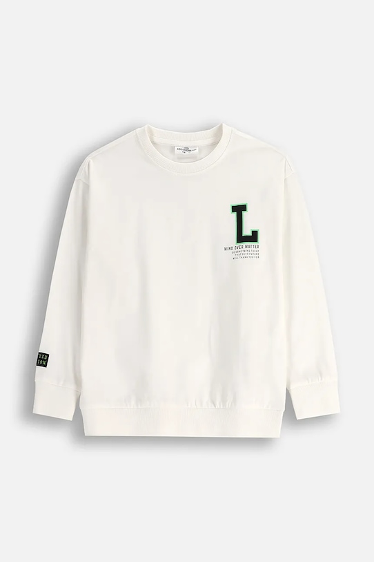 Детская хлопковая толстовка Coccodrillo, бежевый
Детская хлопковая толстовка Coccodrillo, бежевый