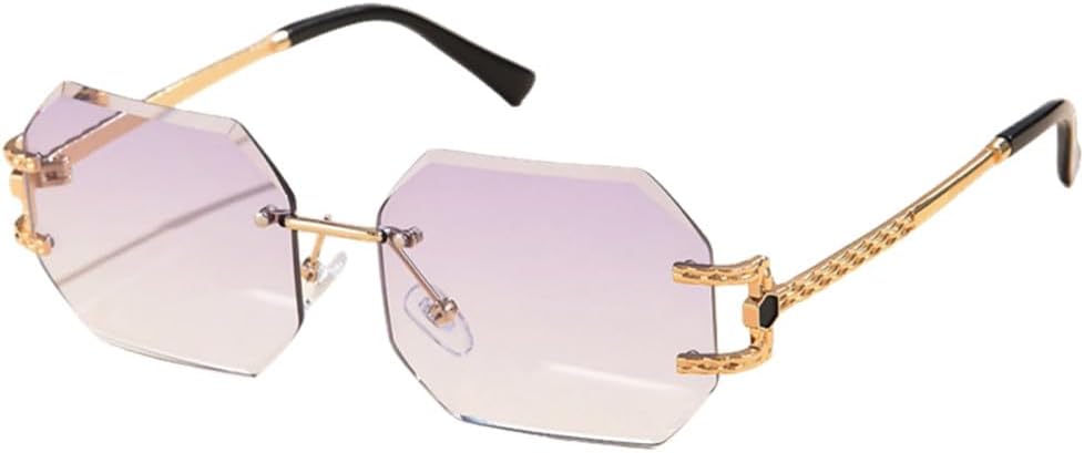 Женские солнцезащитные очки в стиле ретро, без оправы, многоугольные солнцезащитные очки, модные очки с квадратными линзами, женские очки без оправы LVTFCO, Greypink
Женские солнцезащитные очки в стиле ретро, без оправы, многоугольные солнцезащитные очки, модные очки с квадратными линзами, женские очки без оправы LVTFCO, Greypink