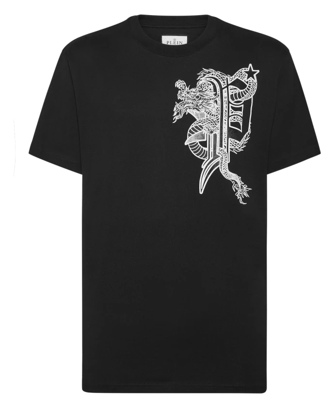 Футболка с круглым вырезом, SS Dragon Philipp Plein, черный
Футболка с круглым вырезом, SS Dragon Philipp Plein, черный
