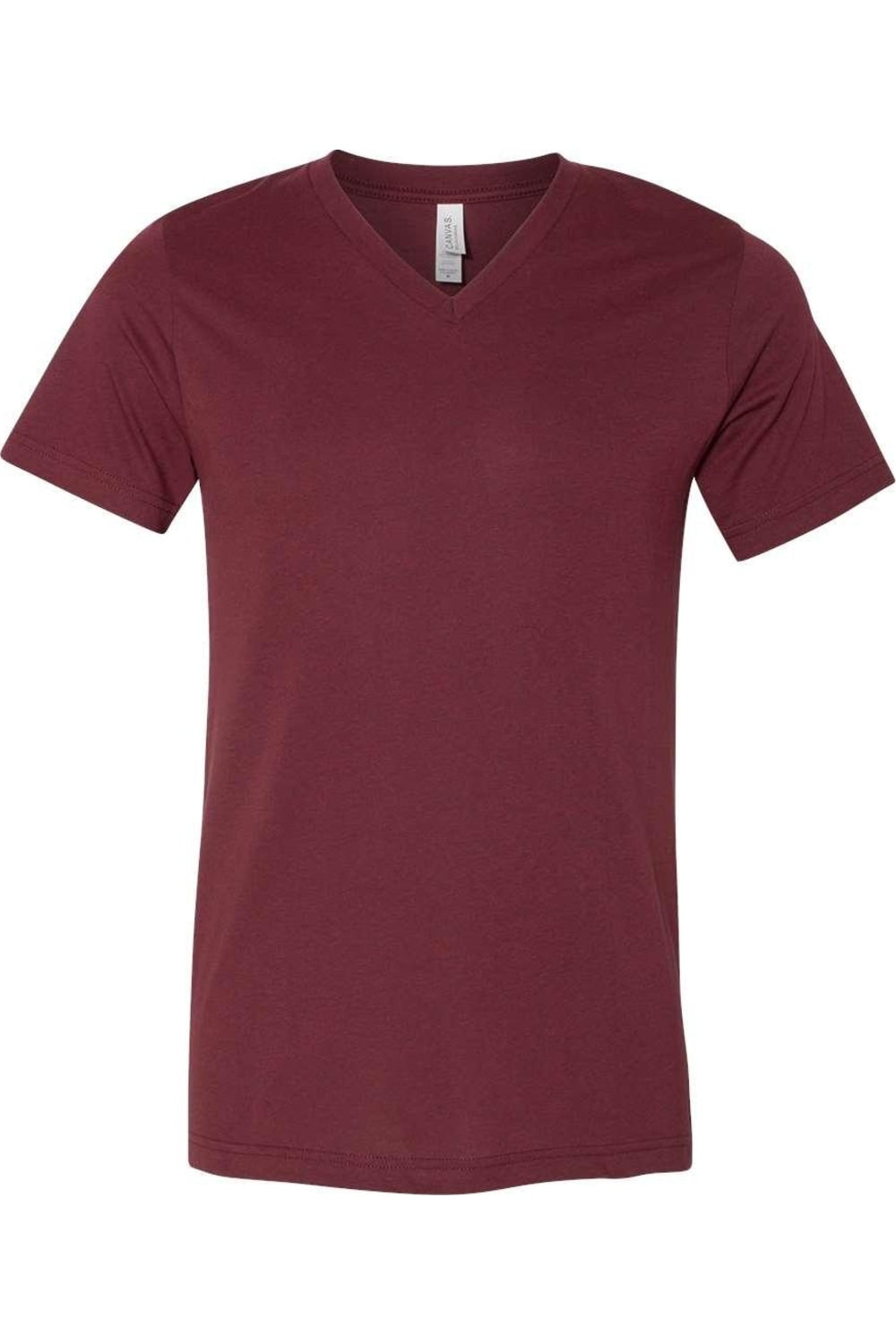 Футболка BELLA + CANVAS Heather CVC с V-образным вырезом, цвет heather cardinal 
Футболка BELLA + CANVAS Heather CVC с V-образным вырезом, цвет heather cardinal