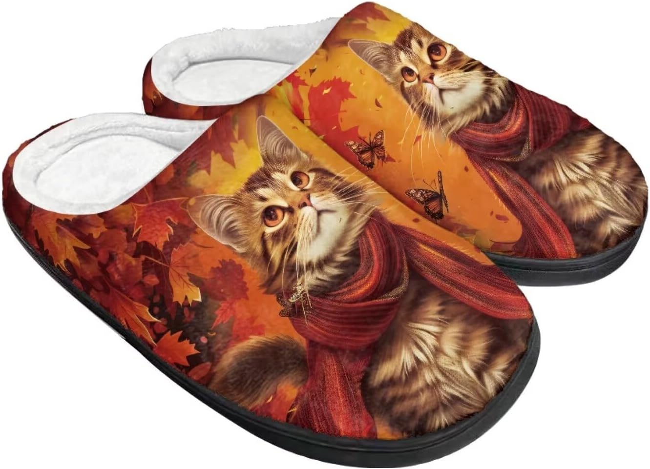 Женские уютные пушистые тапочки унисекс с легким надеванием, повседневные домашние тапочки для спальни с противоскользящей подошвой для мужчин Tomeusey, Maple Leaf Cat
Женские уютные пушистые тапочки унисекс с легким надеванием, повседневные домашние тапочки для спальни с противоскользящей подошвой для мужчин Tomeusey, Maple Leaf Cat