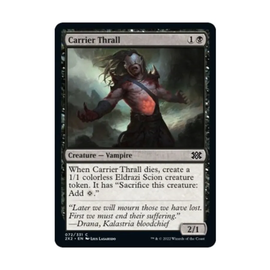 CCG Носитель Тралл (клавиша C), MTG - Double Masters 2022
CCG Носитель Тралл (клавиша C), MTG - Double Masters 2022