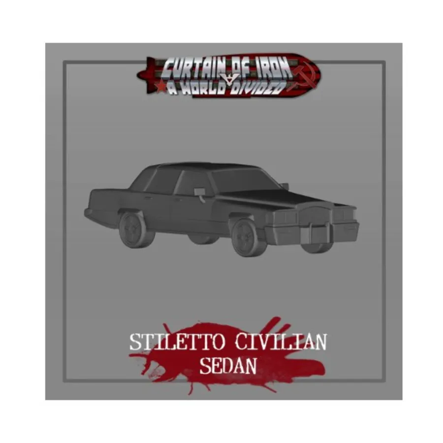 Гражданский седан Stiletto, Curtain or Iron - A World Divided (28mm)
Гражданский седан Stiletto, Curtain or Iron - A World Divided (28mm)