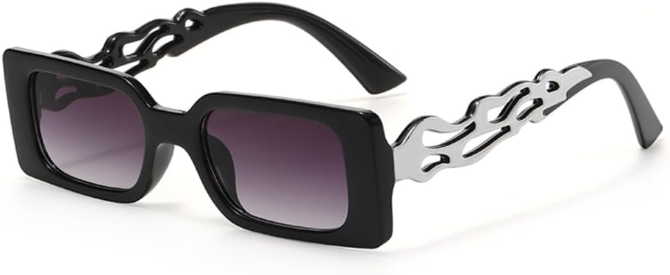 Винтажные прямоугольные солнцезащитные очки для женщин в стиле ретро с огненной оправой, солнцезащитные очки для путешествий, хип-хоп, очки с защитой от УФ-излучения UV400 MTZJH, Silver
Винтажные прямоугольные солнцезащитные очки для женщин в стиле ретро с огненной оправой, солнцезащитные очки для путешествий, хип-хоп, очки с защитой от УФ-излучения UV400 MTZJH, Silver