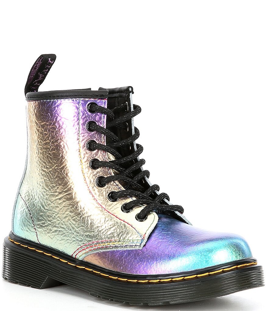 Martens 1460 Кожаные армейские ботинки с эффектом металлик (Молодежь) Dr. Martens, розовый
Martens 1460 Кожаные армейские ботинки с эффектом металлик (Молодежь) Dr. Martens, розовый
