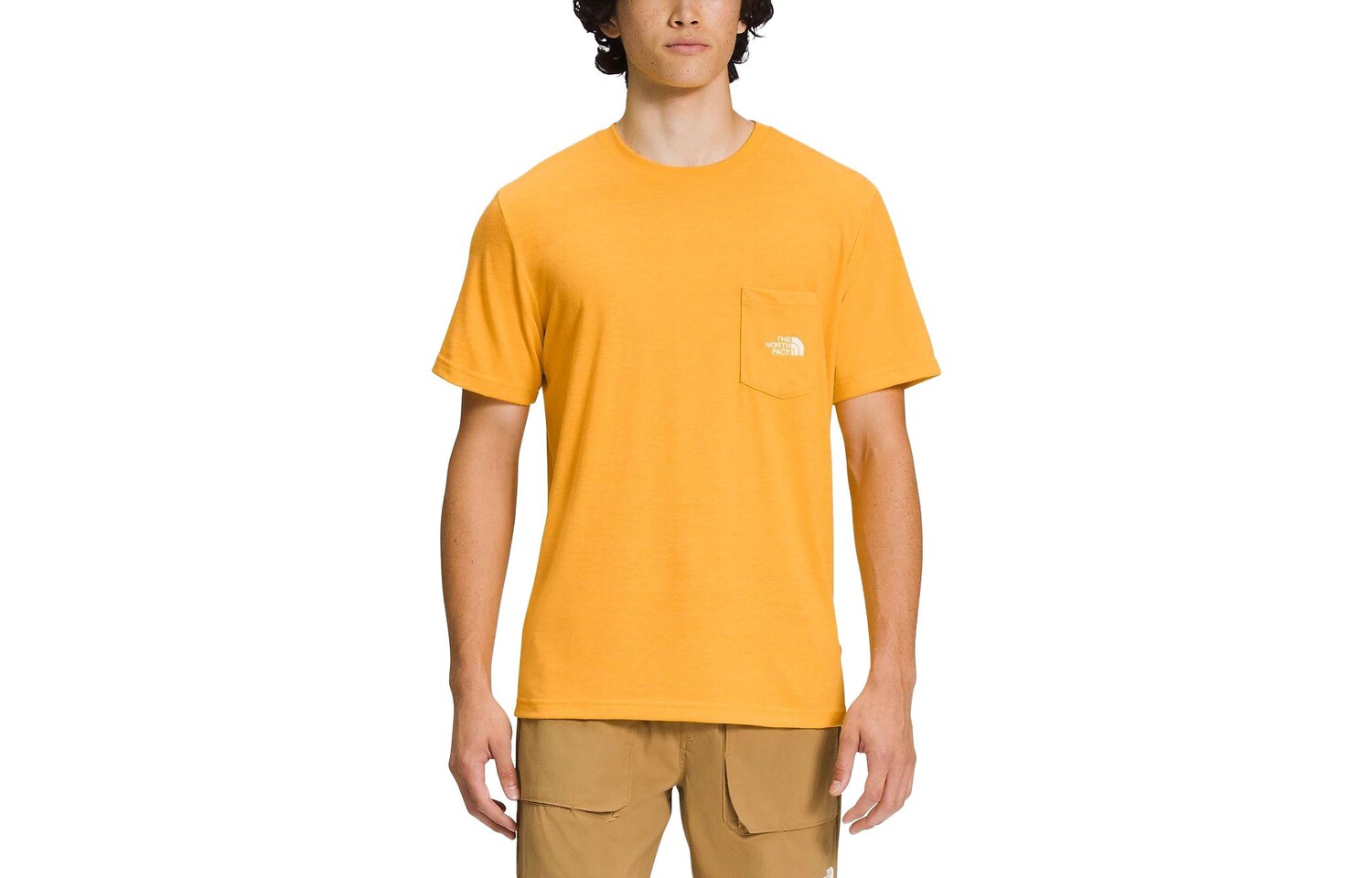 Футболка мужская желтая The North Face, желтый 
Футболка мужская желтая The North Face, желтый