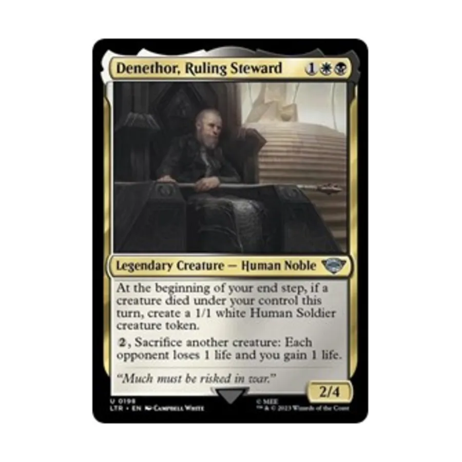 CCG Денетор, правящий наместник (U), MTG - Universes Beyond: Lord of the Rings
CCG Денетор, правящий наместник (U), MTG - Universes Beyond: Lord of the Rings