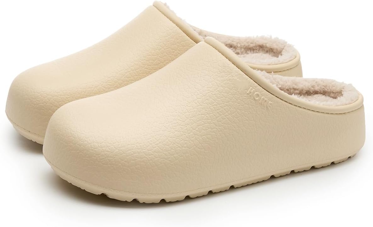 Унисекс сабо с подкладкой, водонепроницаемые зимние тапочки для садa, нескользящие домашние и мюли с подкладкой Generic, бежевый
Унисекс сабо с подкладкой, водонепроницаемые зимние тапочки для садa, нескользящие домашние и мюли с подкладкой Generic, бежевый