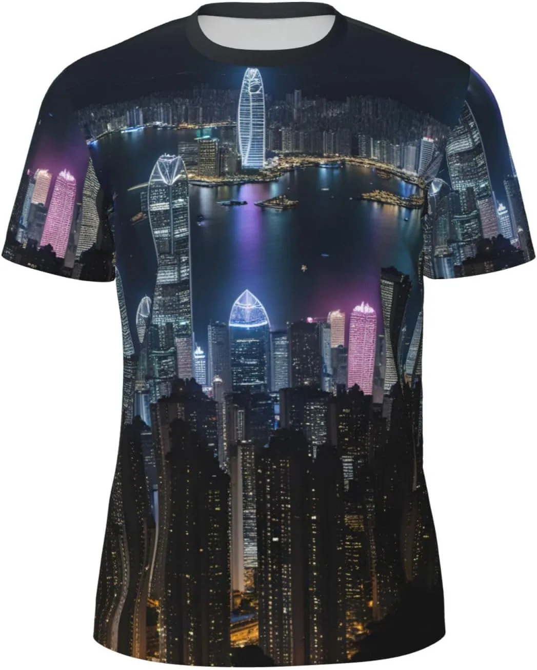 Футболка мужская Aerial Night of View Hong Kong Print, легкая, для спортзала и бега YANYU
Футболка мужская Aerial Night of View Hong Kong Print, легкая, для спортзала и бега YANYU