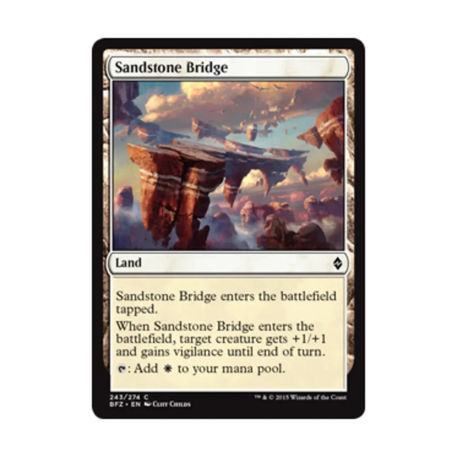 CCG Песчаниковый мост (C), MTG - Battle for Zendikar
CCG Песчаниковый мост (C), MTG - Battle for Zendikar