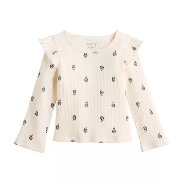 Детский топ с ребристыми рукавами-крылышками для девочек 4-20 Jumping Beans, цвет basic flower ivory
Детский топ с ребристыми рукавами-крылышками для девочек 4-20 Jumping Beans, цвет basic flower ivory