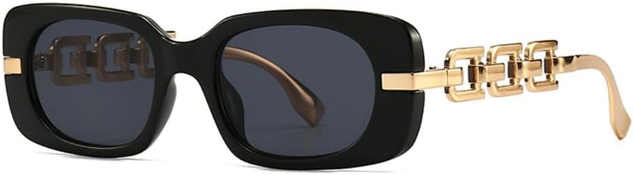 Модные роскошные солнцезащитные очки «кошачий глаз» для женщин, ретро-стиль, металлическая цепочка, защита от ультрафиолета UV400, панк-очки, один размер, черный цвет TYUVIVO, One Size
Модные роскошные солнцезащитные очки «кошачий глаз» для женщин, ретро-стиль, металлическая цепочка, защита от ультрафиолета UV400, панк-очки, один размер, черный цвет TYUVIVO, One Size