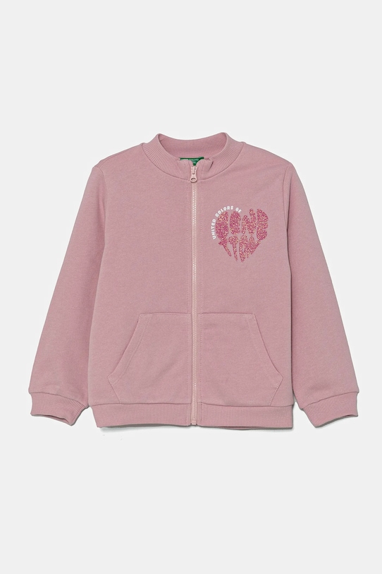 Детская хлопковая толстовка United Colors Of Benetton, розовый
Детская хлопковая толстовка United Colors Of Benetton, розовый