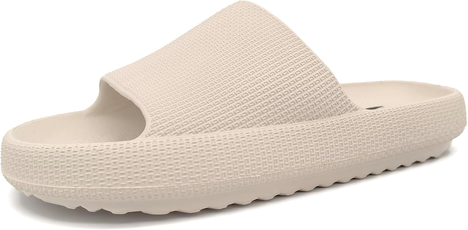 Шлепанцы, платформенные горки, поролобегунки, домашние тапочки для мужчин и женщин Runsoon, бежевый
Шлепанцы, платформенные горки, поролобегунки, домашние тапочки для мужчин и женщин Runsoon, бежевый