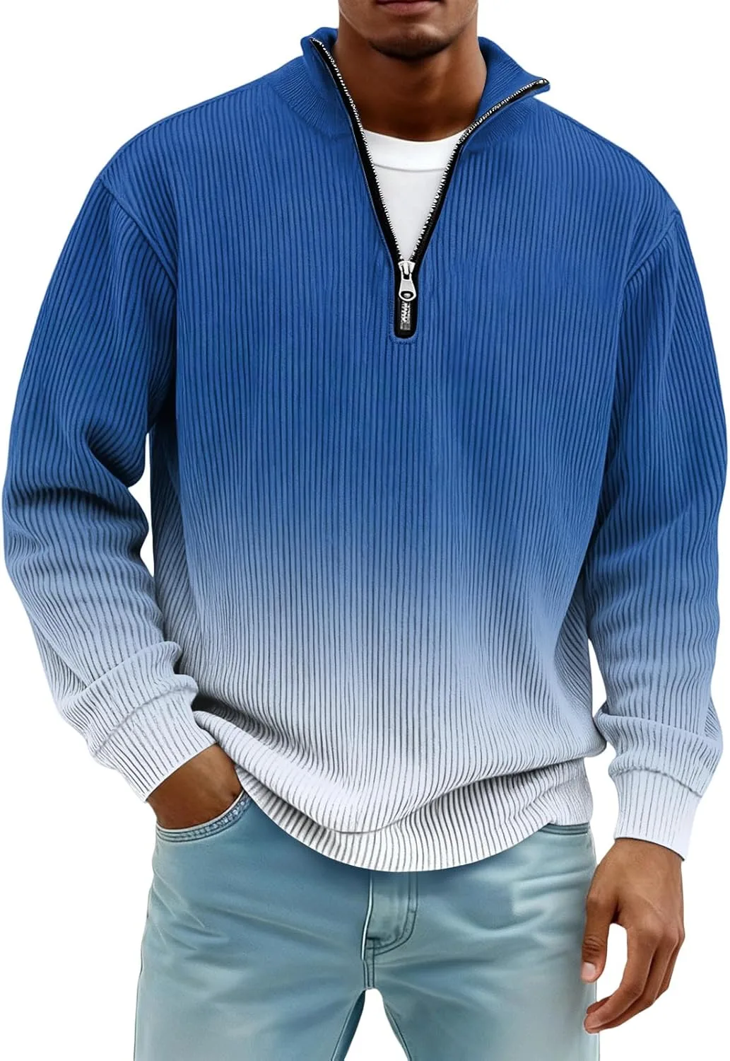 Свитер мужской Quarter Zip, Plus Size, Loose Fit, Tie Dye, Oversized, без капюшона
Свитер мужской Quarter Zip, Plus Size, Loose Fit, Tie Dye, Oversized, без капюшона