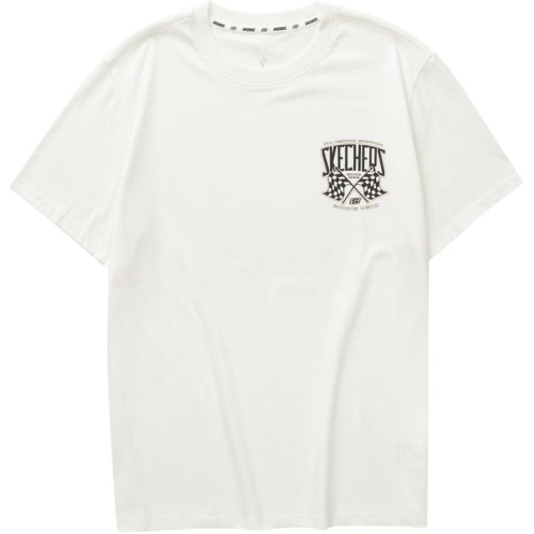 Skechers Футболка мужская зефирно-белая Marshmallow White
Skechers Футболка мужская зефирно-белая Marshmallow White