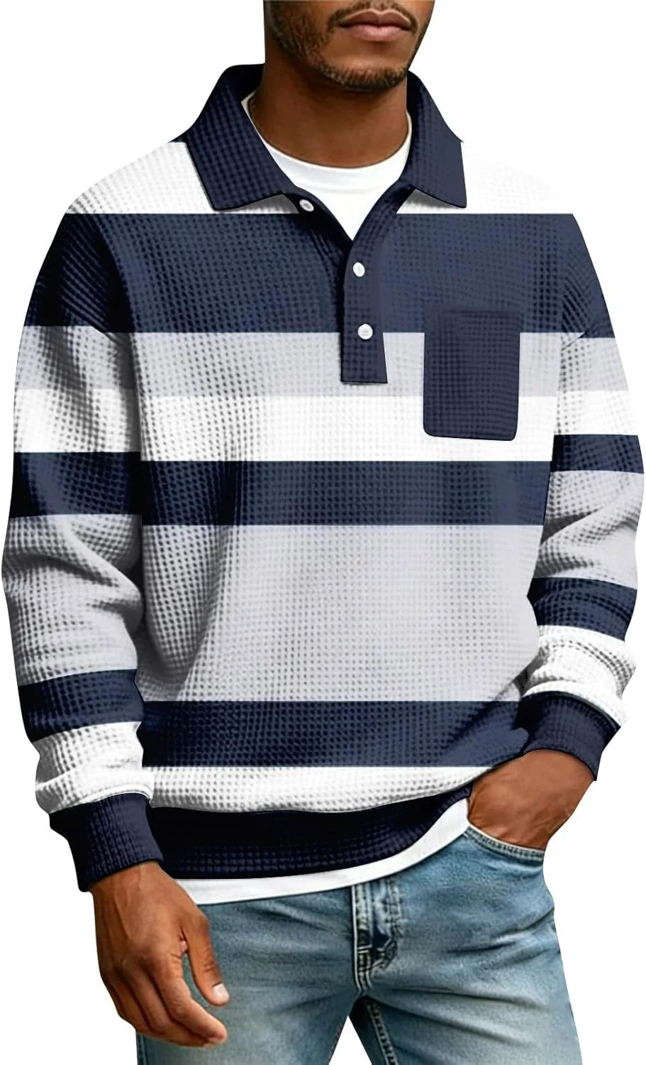 Мужская рубашка Casual Sports Lapel с длинным рукавом и принтом
Мужская рубашка Casual Sports Lapel с длинным рукавом и принтом