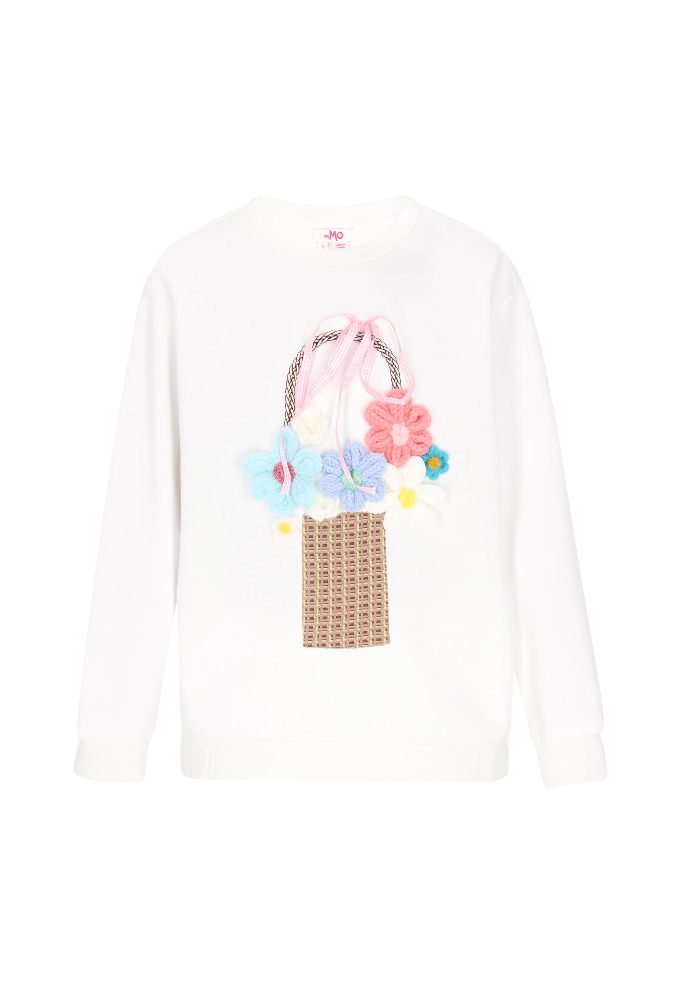 MYMO Свитшот в белом цвете
MYMO Свитшот в белом цвете