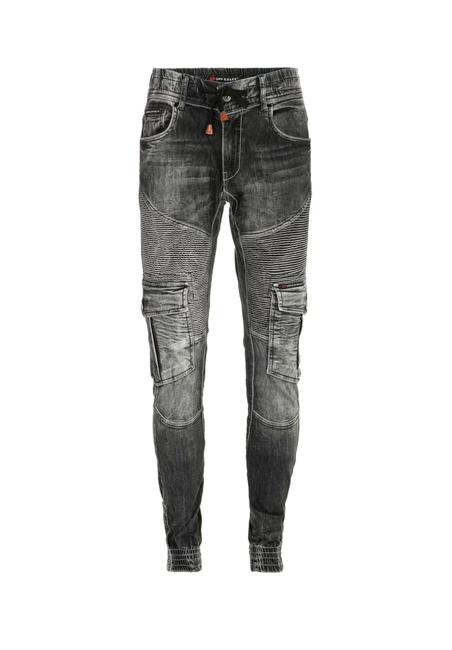 Джинсы с эластичными манжетами по подолу Cipo & Baxx, черный
Джинсы с эластичными манжетами по подолу Cipo & Baxx, черный