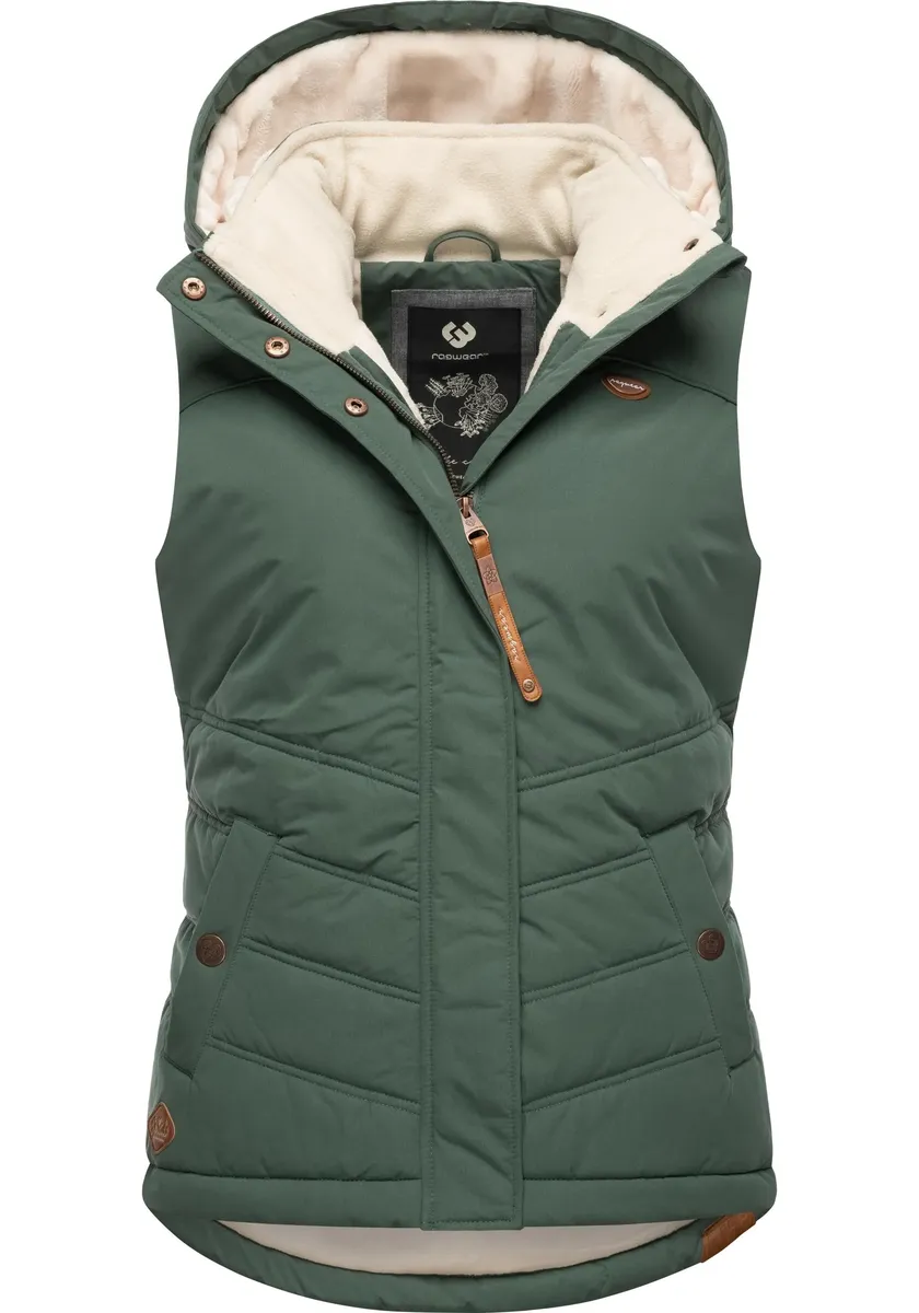 Стеганый жилет Ragwear "Hesty", стильный уличный жилет со съемным капюшоном, зеленый
Стеганый жилет Ragwear "Hesty", стильный уличный жилет со съемным капюшоном, зеленый
