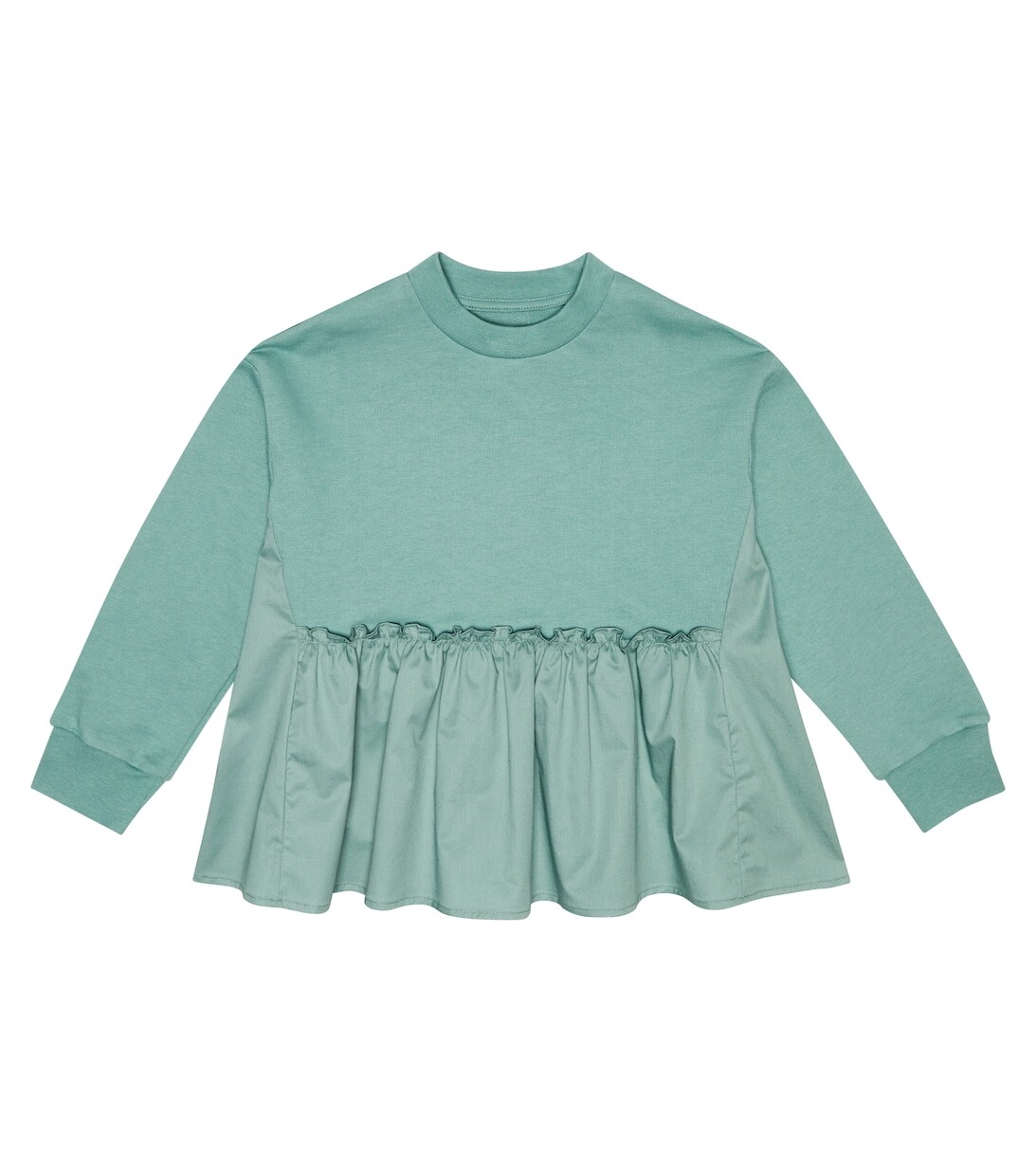 Расклешенная хлопковая толстовка Il Gufo, зеленый
Расклешенная хлопковая толстовка Il Gufo, зеленый