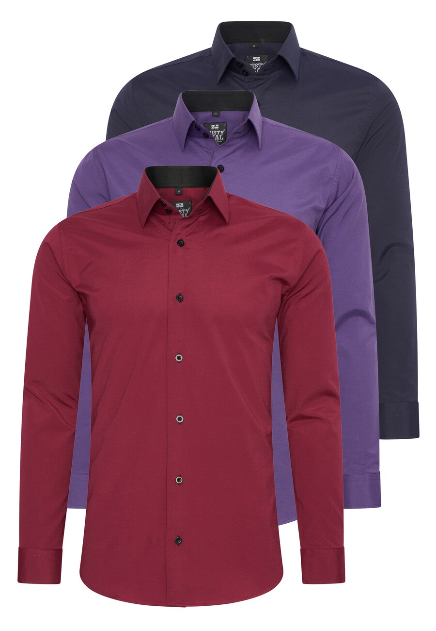 Приталенная рубашка на пуговицах Rusty Neal, цвет Navy/Purple/Carmine red
Приталенная рубашка на пуговицах Rusty Neal, цвет Navy/Purple/Carmine red