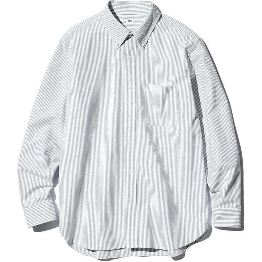 Рубашка мужская асфальтово-серая Uniqlo, серый
Рубашка мужская асфальтово-серая Uniqlo, серый