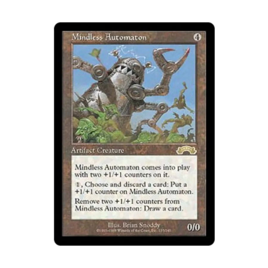 CCG Безмозглый автомат (клавиша R), MTG - Exodus
CCG Безмозглый автомат (клавиша R), MTG - Exodus