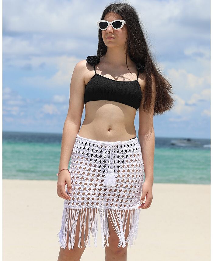 NESSI BYRD Юбка ручной работы крючком для девочек Force - Little Kid, Big Kid, белый
NESSI BYRD Юбка ручной работы крючком для девочек Force - Little Kid, Big Kid, белый