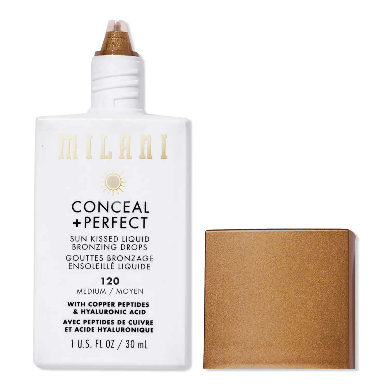 Бронзер Conceal + Perfect Sun Kissed Liquid Bronzing Drops Milani, Medium (bronze)
Бронзер Conceal + Perfect Sun Kissed Liquid Bronzing Drops Milani, Medium (bronze)