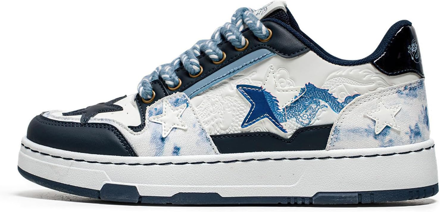 Кроссовки Exusiai Men Chunky Sneakers Star Fashion с плоской платформой, обувь в стиле «папа», дышащие, на шнуровке, для прогулок и бега, подходят для повседневных встреч и путешествий, синий
Кроссовки Exusiai Men Chunky Sneakers Star Fashion с плоской платформой, обувь в стиле «папа», дышащие, на шнуровке, для прогулок и бега, подходят для повседневных встреч и путешествий, синий