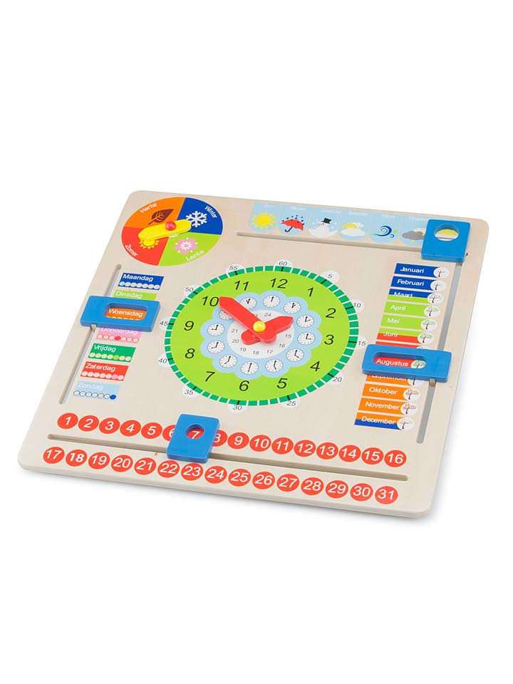 New Classic Toys Красочные часы-календарь - для детей от 3 лет и старше
New Classic Toys Красочные часы-календарь - для детей от 3 лет и старше