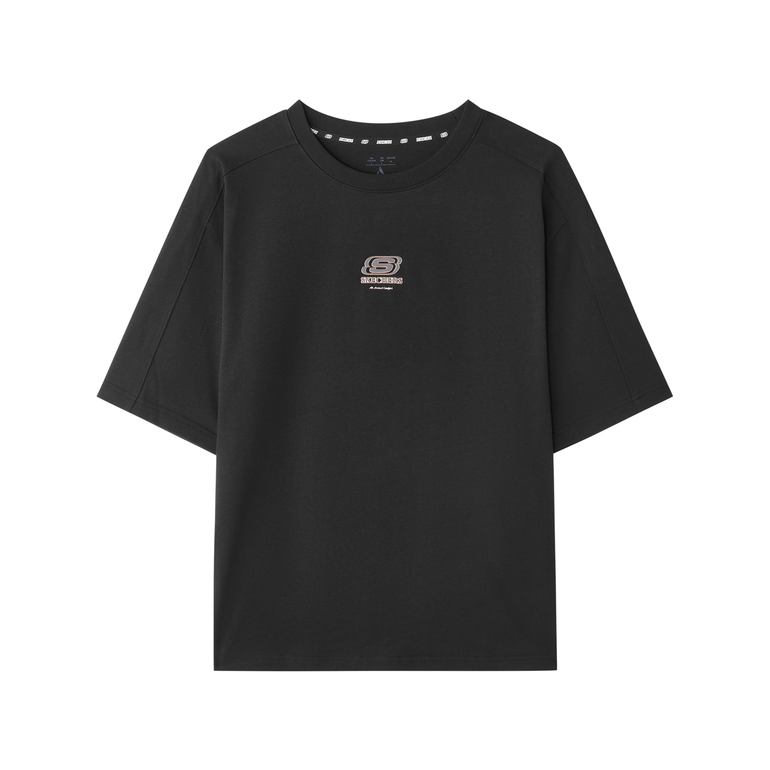 Skechers Новогодняя футболка унисекс, угольно-черная
Skechers Новогодняя футболка унисекс, угольно-черная