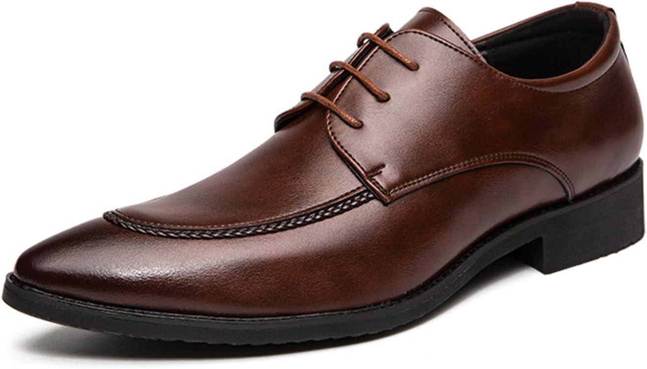 Мужские туфли KYOESCAI на шнуровке, оксфорды, классические туфли для мужчин, деловые туфли дерби под костюм, коричневый
Мужские туфли KYOESCAI на шнуровке, оксфорды, классические туфли для мужчин, деловые туфли дерби под костюм, коричневый