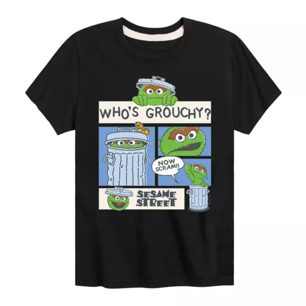 Футболка для мальчиков 8-20 лет "Sesame Street" с принтом "Кто тут ворчун" Licensed Character, черный
Футболка для мальчиков 8-20 лет "Sesame Street" с принтом "Кто тут ворчун" Licensed Character, черный