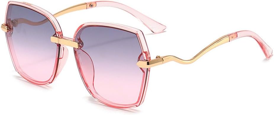 Солнцезащитные очки с закрученными дужками и крупной оправой для женщин, винтажный ретро-стиль, солнцезащитные очки с градиентными линзами UV400 HDUBFY, C5 Pink Blue Pink
Солнцезащитные очки с закрученными дужками и крупной оправой для женщин, винтажный ретро-стиль, солнцезащитные очки с градиентными линзами UV400 HDUBFY, C5 Pink Blue Pink