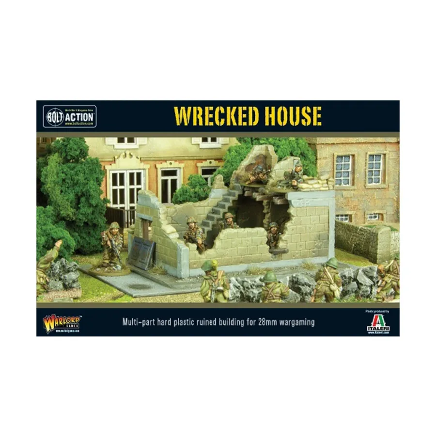 Разрушенный дом, Bolt Action - WWII Terrain (28mm)
Разрушенный дом, Bolt Action - WWII Terrain (28mm)