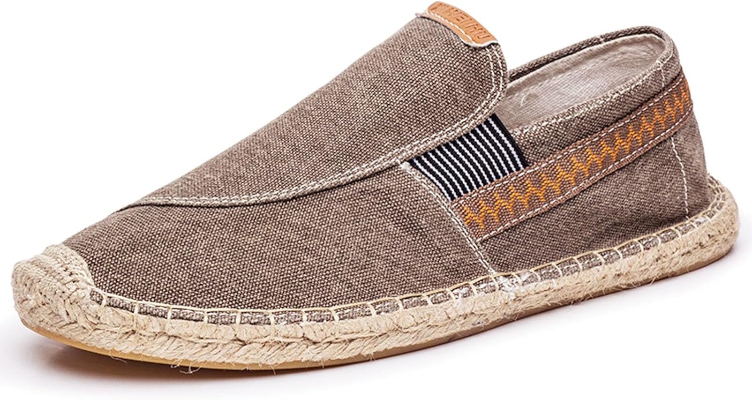 Мужские дышащие повседневные туфли из льняного холста, слипоны, удобные эспадрильи для повседневной носки Generic, коричневый
Мужские дышащие повседневные туфли из льняного холста, слипоны, удобные эспадрильи для повседневной носки Generic, коричневый