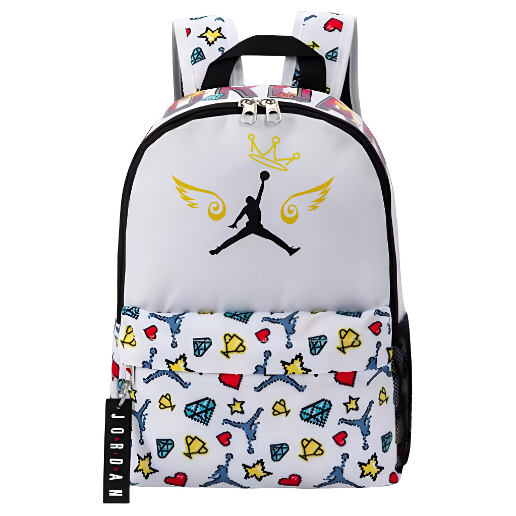 Jordan Полиэстеровый рюкзак женский белый, Golden Wings 
Jordan Полиэстеровый рюкзак женский белый, Golden Wings