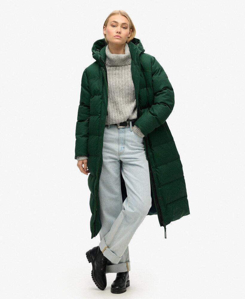 Длинная твидовая стеганая куртка от SUPERDRY
Длинная твидовая стеганая куртка от SUPERDRY